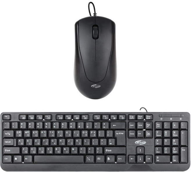 강원 유선 키보드+마우스 NM-OM01 NM-OM04 PS/2, 키보드+마우스 세트