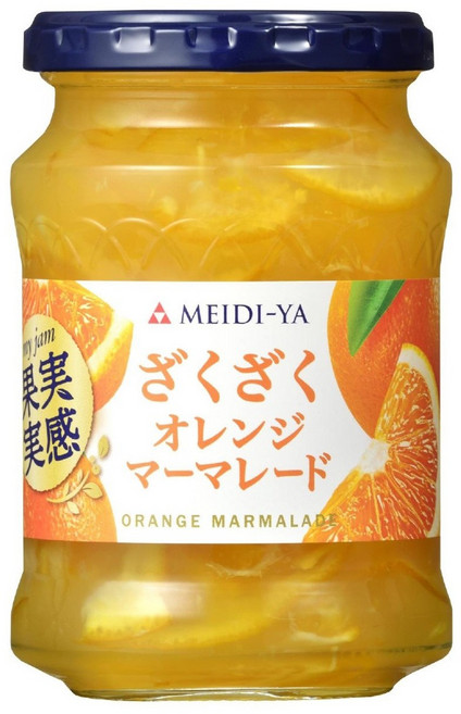 메이지야 과실 실감 서벅서벅 오렌지 마멀레이드 잼, 320g, 1개