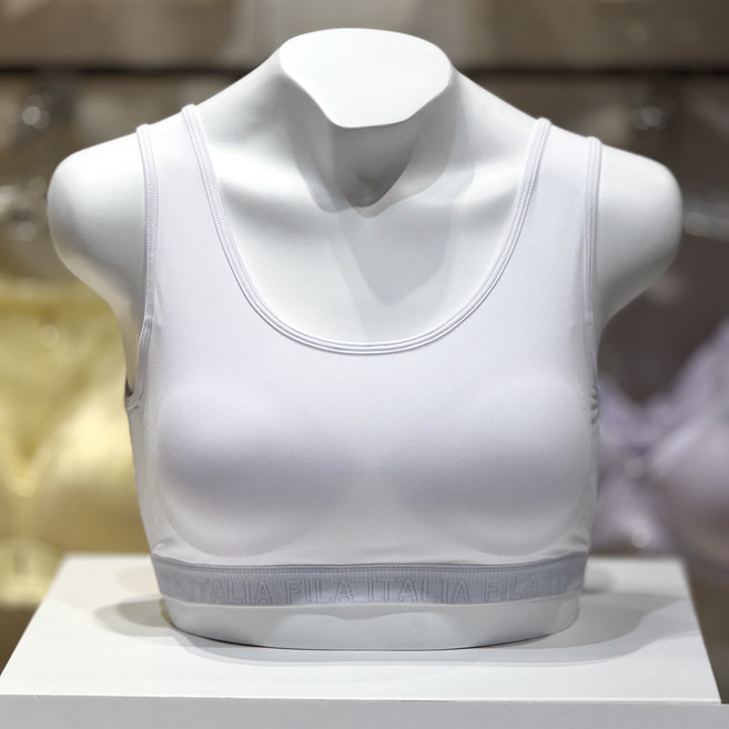 FILA 휠라언더웨어 [ NC터미널점] 여성 에센셜 베이직 브라탑 FI4ITH1644FWHI