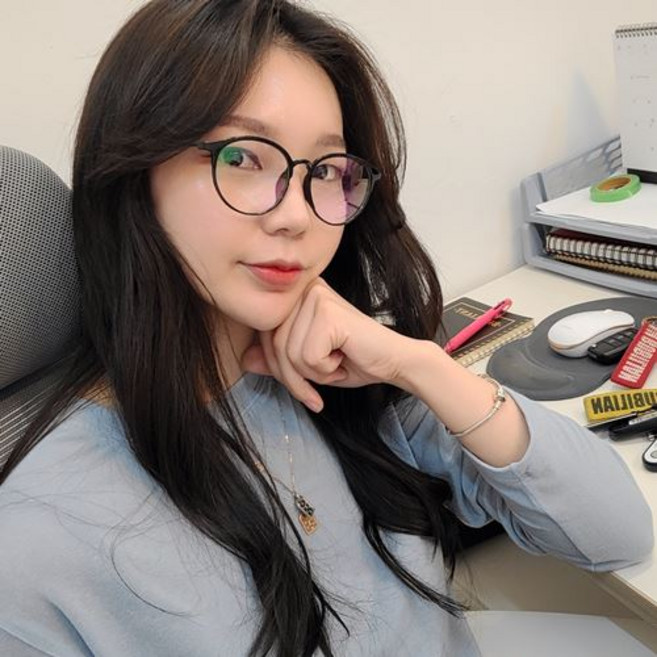 국산 투명테 블루라이트차단 자외선차단 뿔테 안경