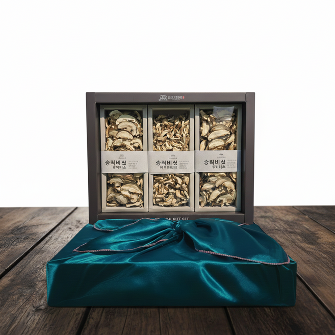 [산지직송] 깊은 풍미 슬라이스 저온 건조 송화버섯 선물세트, 1개