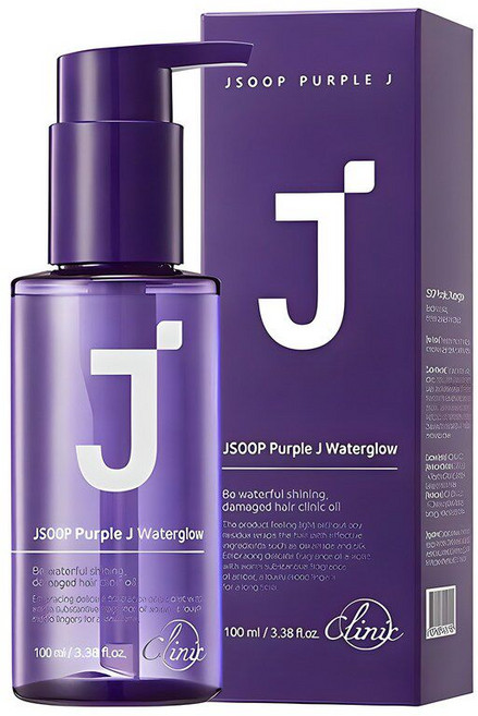 JSOOP Purple J Waterglow 護髮精華油, 1個, 100ml