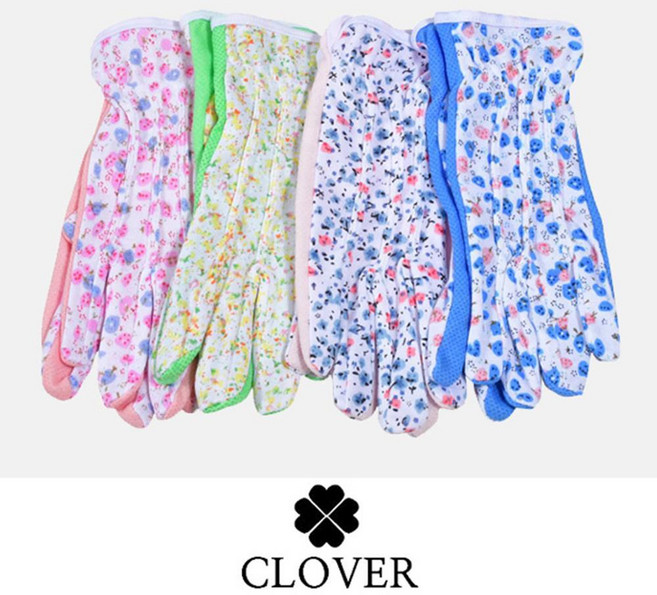 깜찍하고 여성스러운 꽃나염 패턴 순면장갑 패션장갑 햇빛차단장갑 이쁜장갑 예쁜장갑 여성용장갑 여성장갑