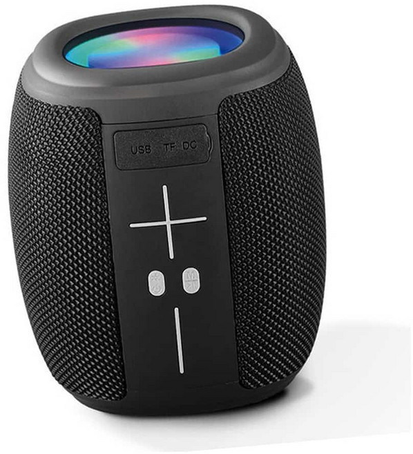 MN 블루투스스피커 LED 컬러 블랙 컬러조명, 스피커 스피커 블랙 LED 블루투스 블루투스스피커