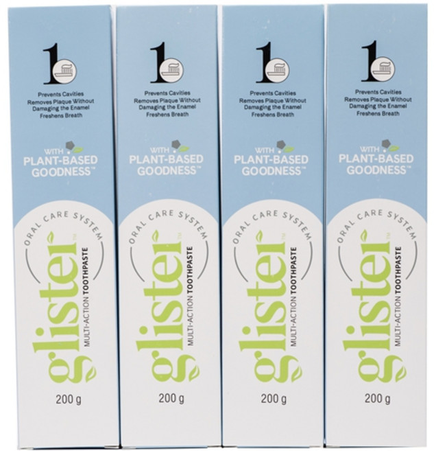 암웨이 글리스터 프로액션 컴플리트 치약 200g 2개 + 50g 2개, 1개