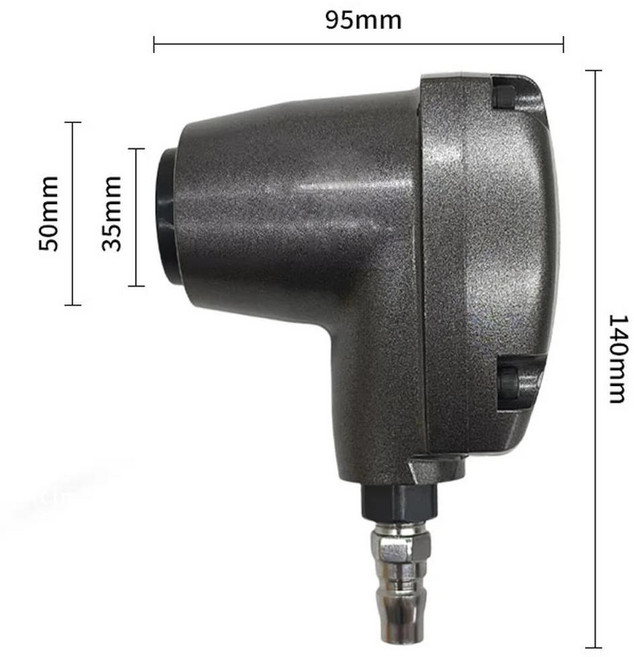 공압식 미니 팜 해머 에어 펀치 공구 판금 타이어 수리 실내 장식용 타카못 박는 휴대용 네일러, 1)Grey, 4. Grey
