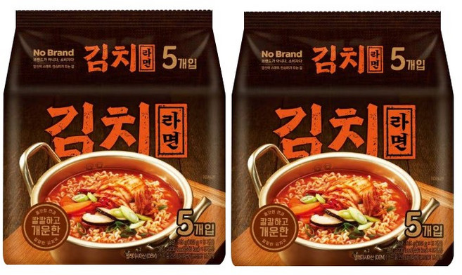 노브랜드 김치라면, 10개