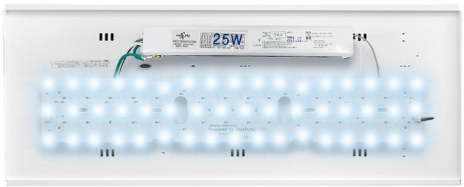 LED모듈 삼성정품 국산기판 리폼 거실 방등 주방 간편자석설치 6500k, 7_거실등 25W(580x97mm), 1개