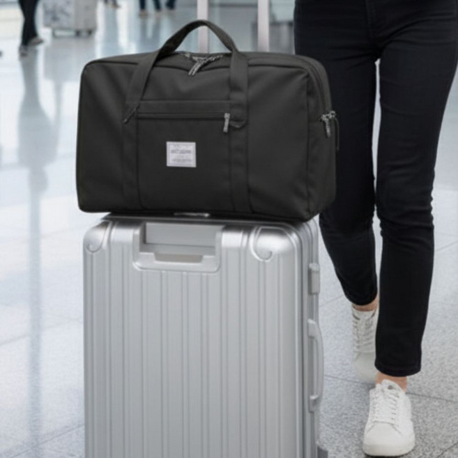 캐시픽 여행용 보스턴백 접이식 캐리어 결합 보조가방