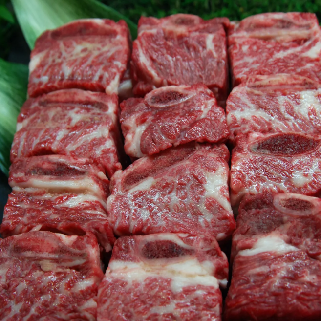 (내일츨고) 미트컷 소 찜갈비 부드러운 곡물 등급 (호주산), 2개, 1kg