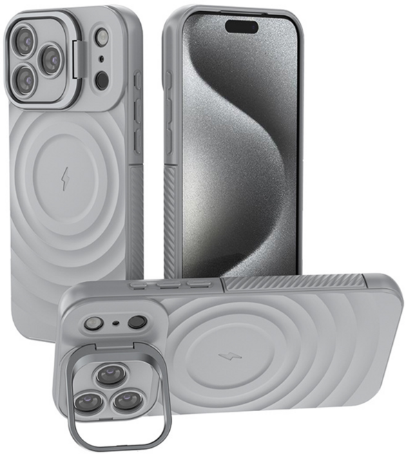 iPhone 鏡頭支架防摔保護殼