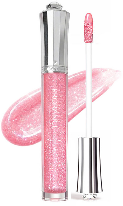 프로랑스 써니글램 립글로스 3.6g 자외선차단 SPF10 보석광채 촉촉한 레이어링 립, PK2 시폰핑크펄 (은은한 광택 베이비핑크), 1개