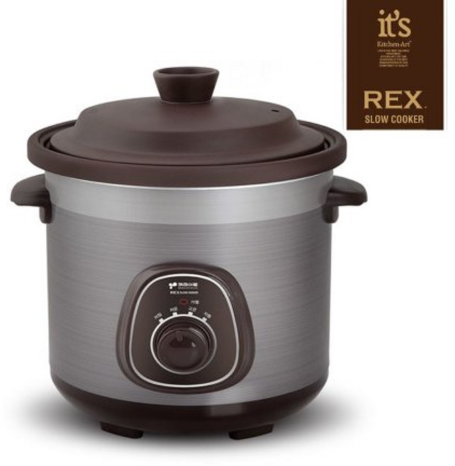 약탕기 키친아트2060 렉스 슬로우쿠커 찜기 전기냄비 6L 슬로우쿠커 전기냄비 전기찜기 전기탕기 약탕기, ◐◈득템◑pro, 본상품선택