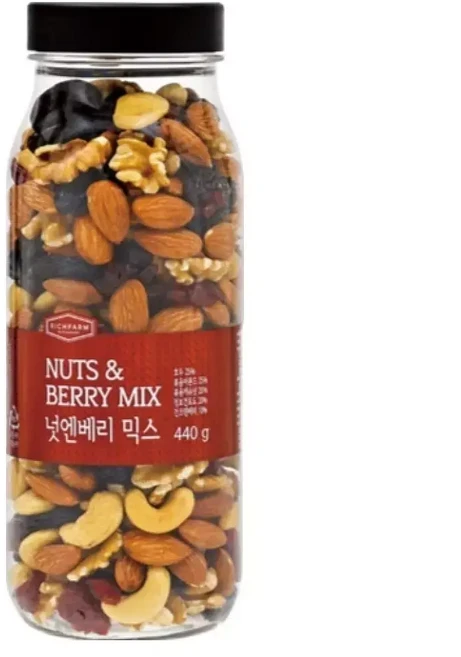 리치팜너트 넛엔베리 믹스넛 440g, 1개