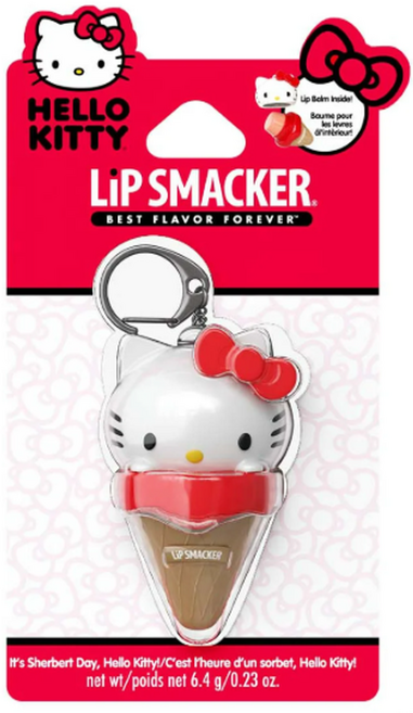Lip Smacker 립스마커 헬로 키티 키링 립밤, 1개, 6.4g, 레드/달콤한향