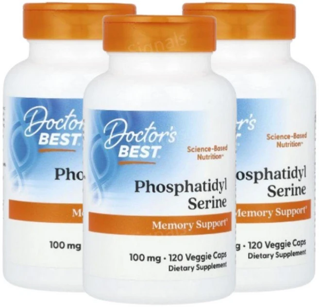 닥터스베스트 포스파티딜세린 PhosphatidylSerine 100mg 120캡슐 3개, 120정 - 쿠팡