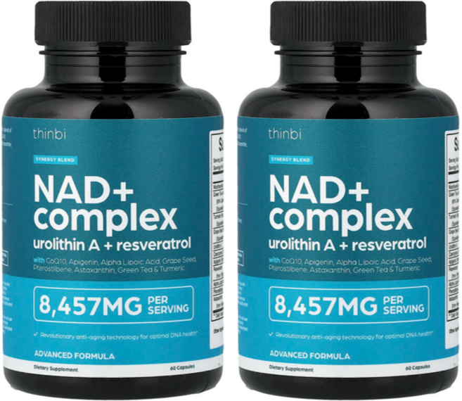 NAD 보충제 고함량 NMN 대체 리포솜 녹차+아스타잔친 코엔자임 항노화 세포재생 8 457mg, 2개, 60정