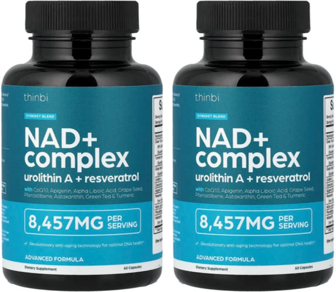NAD 보충제 고함량 NMN 대체 리포솜 녹차+아스타잔친 코엔자임 항노화 세포재생 8 457mg, 2개, 60정 - 쿠팡