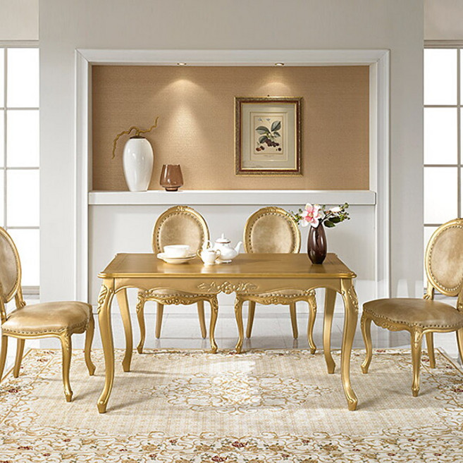 [유캐슬] ★커피쿠폰+무료배송★ 루벤스 엔틱식탁 원목 4인식탁세트, 상세 설명 참조, 상세 설명 참조