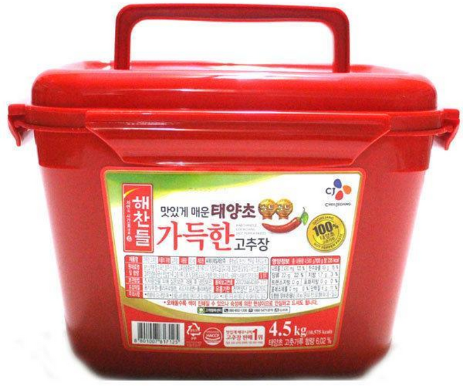 해찬들 가득한고추장 엄마손맛 육수 쉬운요리 마라탕 감칠맛 떡볶이 닭볶음탕 존맛탱, 1개, 4.5kg