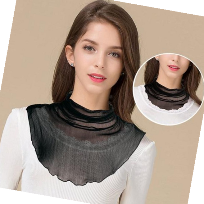 목만있는폴라 여성 통기성 목토시 메쉬 자외선차단 실크워머 하이넥