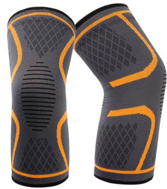 라이프플러스 고급 보온 무릎 밴드 오렌지 7096, 2개