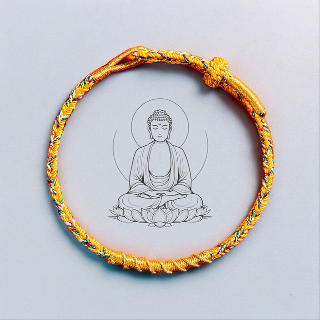 사업운 재물운 상승 행운 수호신 매듭 실 팔찌