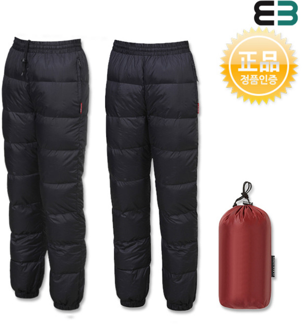 부부스포츠 기능성 오리털 방한 패딩 등산바지
