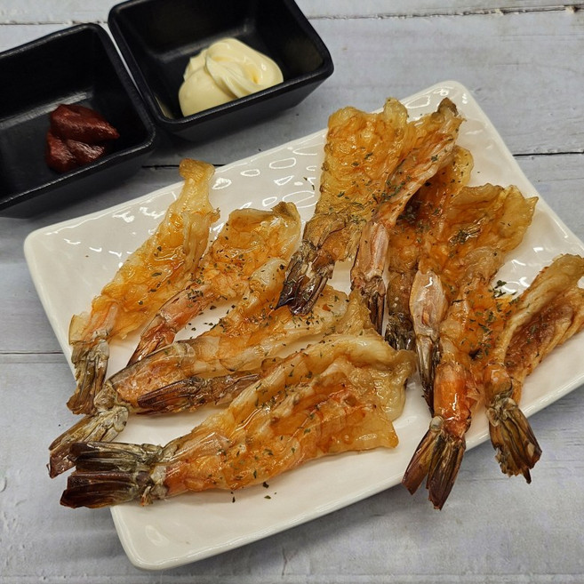 말린안주 흰다리새우 수제 한입 건새우포 100g