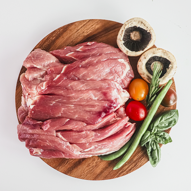 도담신선육 한돈 앞다리살 구이용 (껍질무/냉장) 500g, 1개