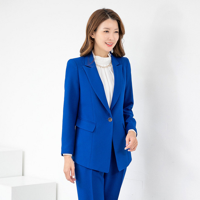 모슬린 엄마옷 원버튼 테일러드 정장자켓 512FGH227 마담/중년여성/빅사이즈/50대/60대