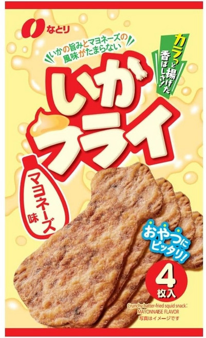일본 오징어 이카 후라이 마요네즈맛 4장 10봉, 1개
