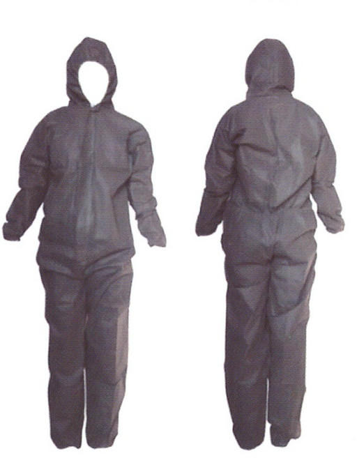 신정글러브 보호복 방진복 작업복 일회용 원피스 60g 그레이 2XL, 원피스2XL, 1개