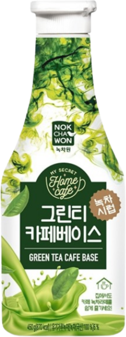 녹차원 녹차시럽 그린티 베이스 450g, 6개