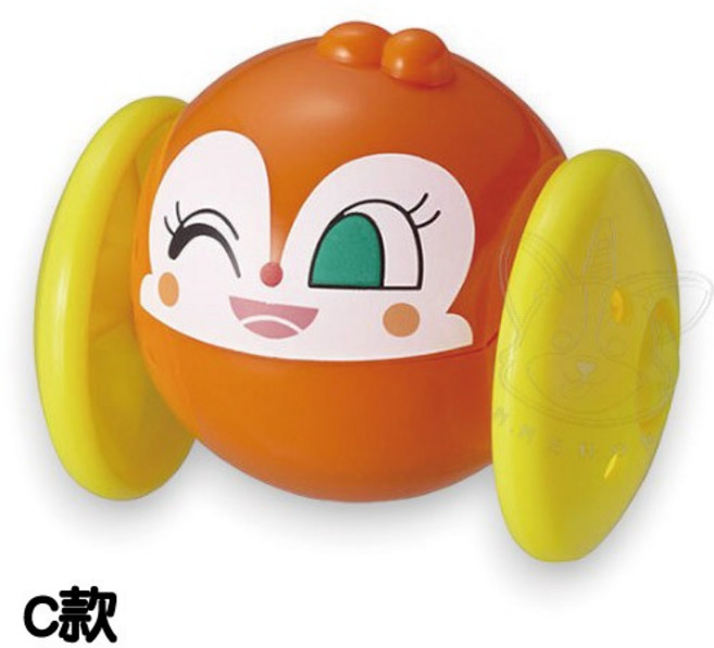 BANDAI 麵包超人圓滾滾小車, 1個, C款/小病毒2D050