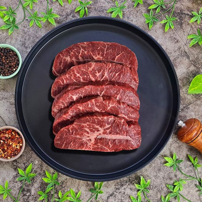 수입소고기 냉장 부채살 찹 스테이크 구이용, 2cm 큐브모양 2kg, 2kg, 1