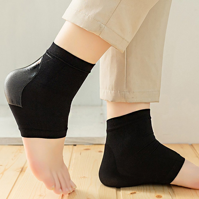 미끄럼방지 실리콘 뒷꿈치 패드 2P 세트 보호대 힐 풋 패드, 3세트