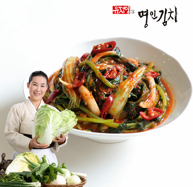 [식품명인 유정임] 열무얼갈이 3kg, 1개