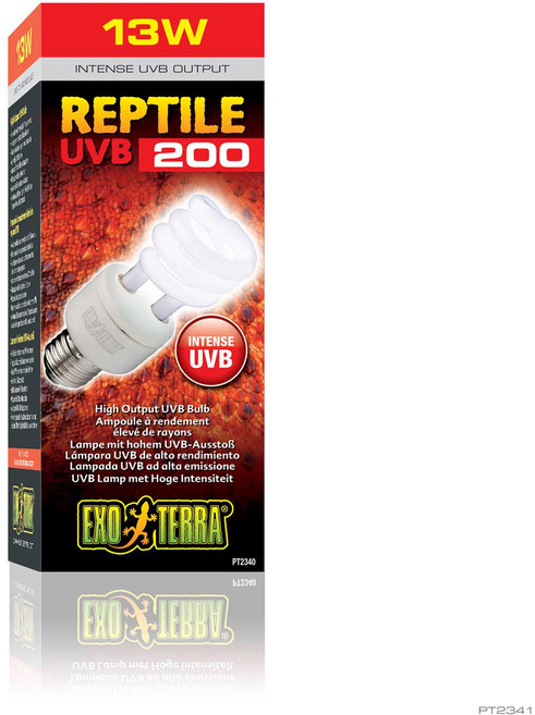 엑소테라 파충류 고출력 UVB램프 200 13W, 1개