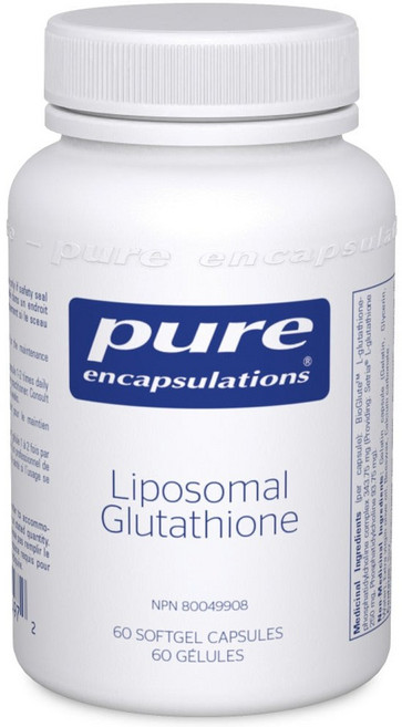 Pure Encapsulations 퓨어 인캡슐레이션 리포소말 글루타치온 소프트젤 60정 Liposomal Glutathione, 1개