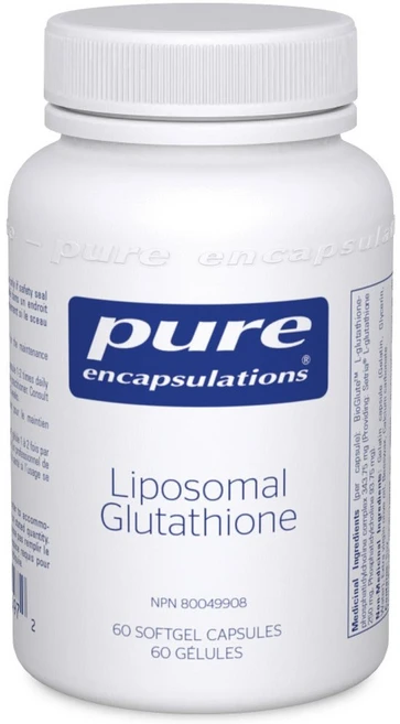 Pure Encapsulations 퓨어 인캡슐레이션 리포소말 글루타치온 소프트젤 60정 Liposomal Glutathione, 1개 - 쿠팡