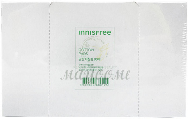 이니스프리 일반 화장솜, 80개입, 1개