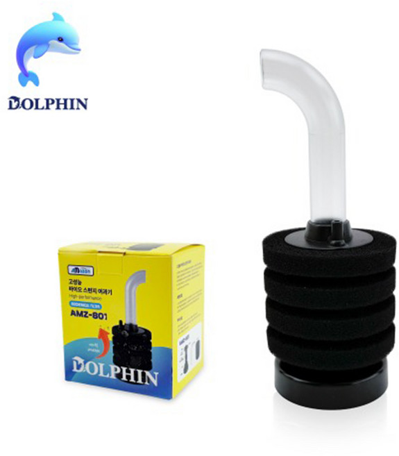 [아마존] 돌핀 고성능 바이오 스펀지여과기 AMZ-801, 1개, 1W