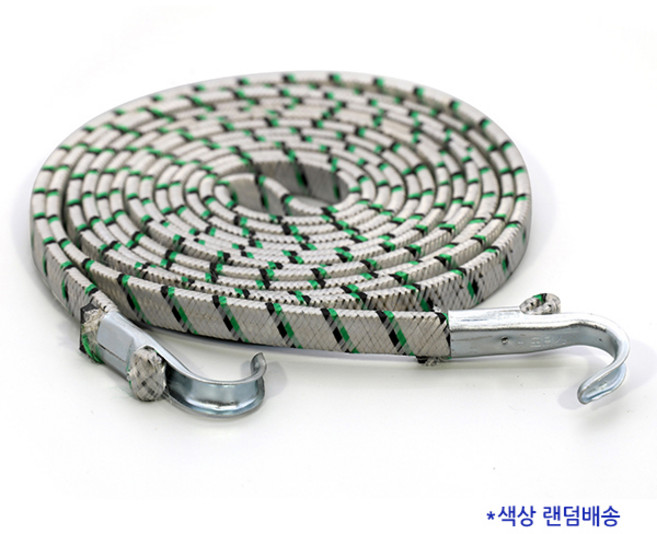 MXO 국산 5M 고탄성 다용도 오토바이 자전거 고정끈 짐끈, 랜덤, 1개