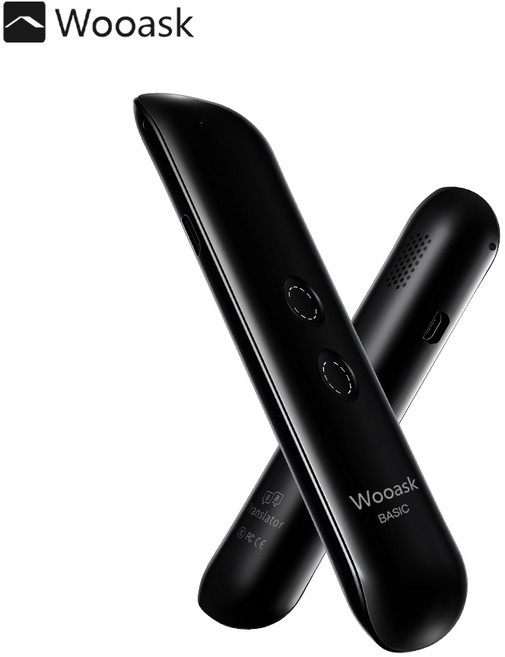 번역기 144개언어 AI 동시통역기 G5K BASIC해외출장 유학 단기 어학연수 해외여행 [우애스크], 블랙, 단품