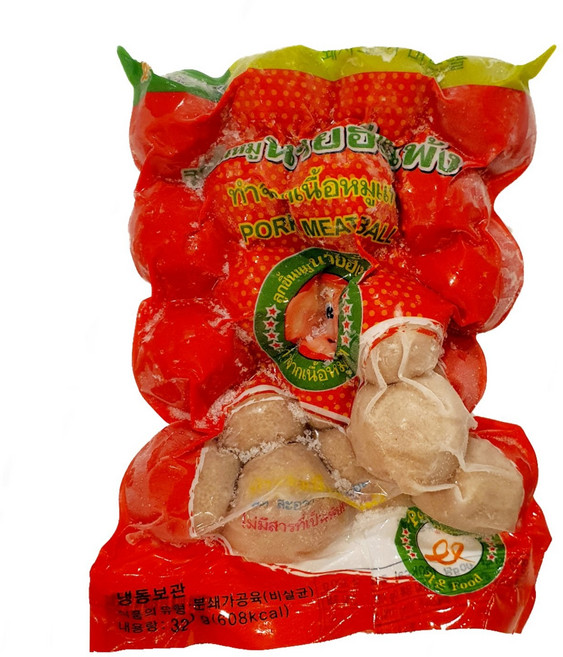 국내생산 태국 룩신무 돼지고기 미트볼 완자 heo vien 320g THAIMART, 1개