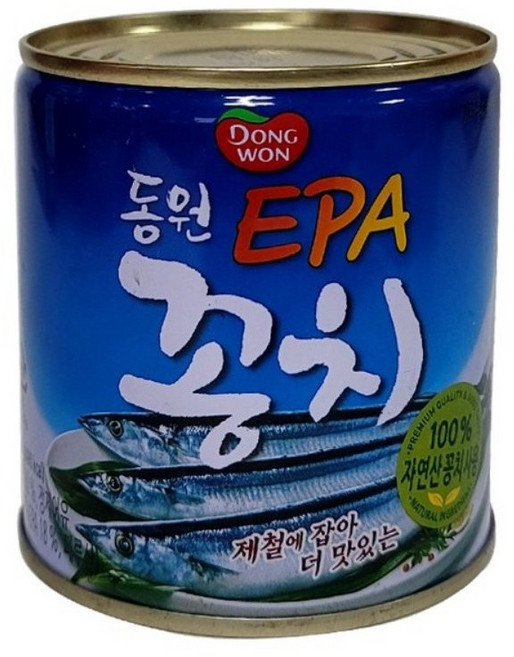 동원 꽁치 통조림, 280g, 4개
