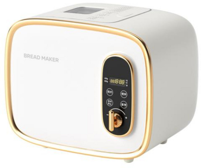 제빵기 자동반죽베이커 미니 빵 기계 가정용 지능형 스프링클 과일 및 국수 발효 다기능 작은 아침 식사, 1)White - 220V