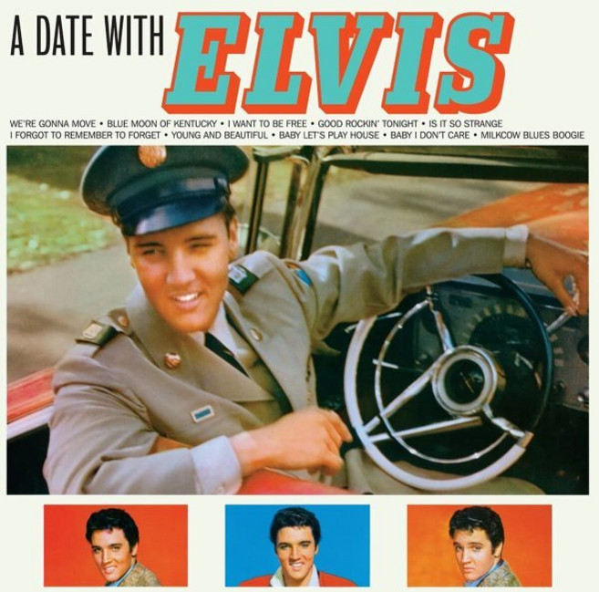 [LP] Elvis Presley (엘비스 프레슬리) - 8집 A Date With Elvis [오렌지 컬러 LP]
