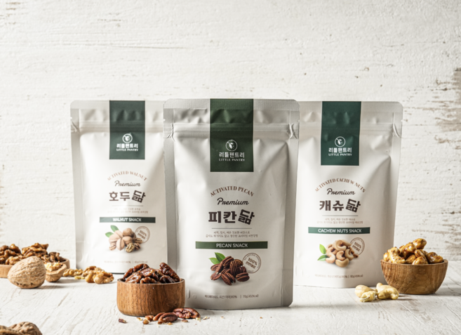 견과닮 호두 피칸 캐슈 정과 답례품 강정 결혼, 피칸닮70g, 70g, 1개